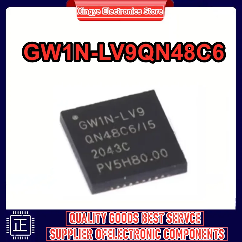 GW1N-LV9 baru chip kontroler mikro QN48C6/I5 GW1N-LV9QN48C6/I5 QFN48