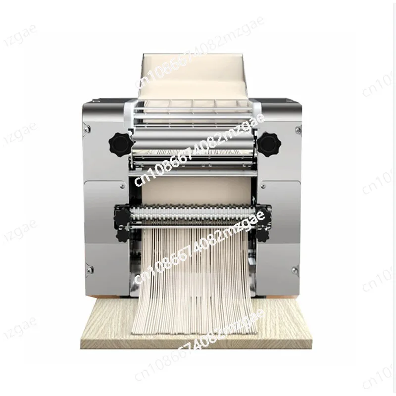 Commercial Electric Noodles Machine Stainless Steel Desktop Spaghetti Dough Press Sheeter Roller Kneading Pasta Maker110V/220V