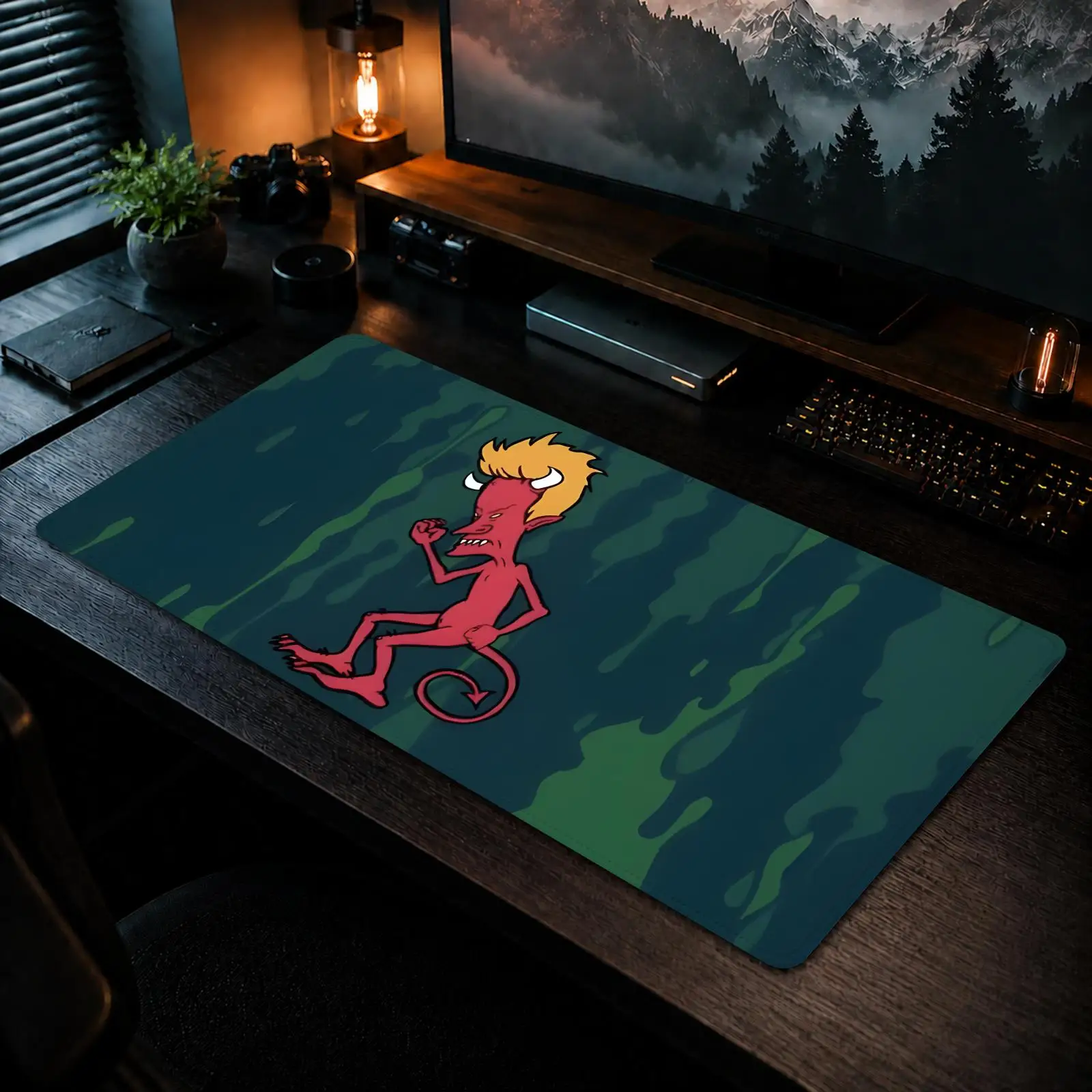 Beavis and Butthead Mouse Pad Gaming office Non-slip Desk Mat Diy Mousepad Large Game Keyboard overlock