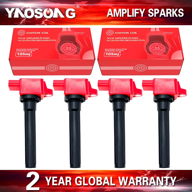 

Катушка зажигания для Mitsubishi Lancer Evolution Ralliart EVO 10 EVOX 10 GSR MR 2.0L 4B11 T/C 1831A042 1832A042 H6T11471 UF599, 4 шт.