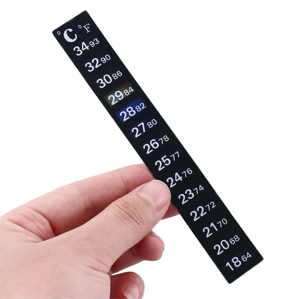 Für Aquarium Stick-On-Werkzeuge Kühlschrank Aquarium Thermometer Temperatur regelung Thermometer Temperatur messung Aufkleber