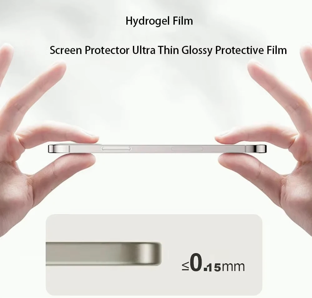 Glänzende Hydrogel-Displayschutzfolie für Samsung Galaxy Z FLIP 7 6 7FE Vordere Abdeckung TPU-Schutzfolie für Galaxy Z Flip 6 Flip7 FE – Detail 4