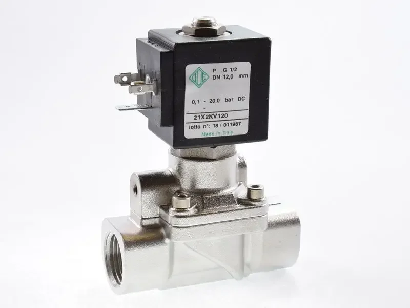 

Stainless Steel 316 Solenoid Valve 21X2KV120 1/2 DC24V Two-way