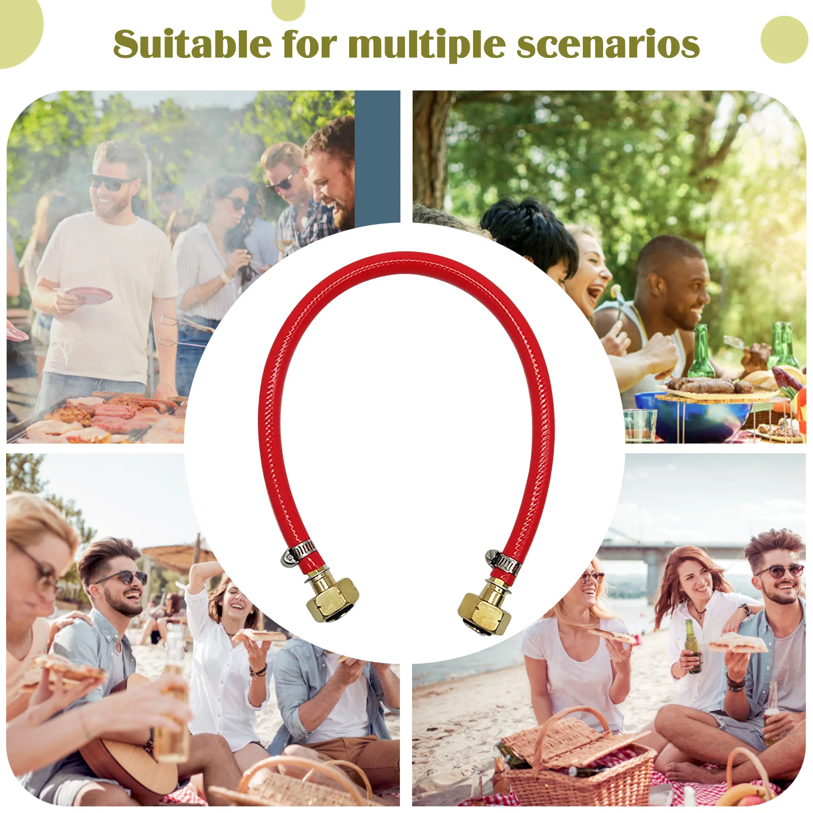 اسطوانة غاز البترول المسال ملء متبادل ربط الأنابيب الشرقية الأوروبية اسطوانة الغاز المسال التضخم المشتركة موقد خارجي الملحقات #3