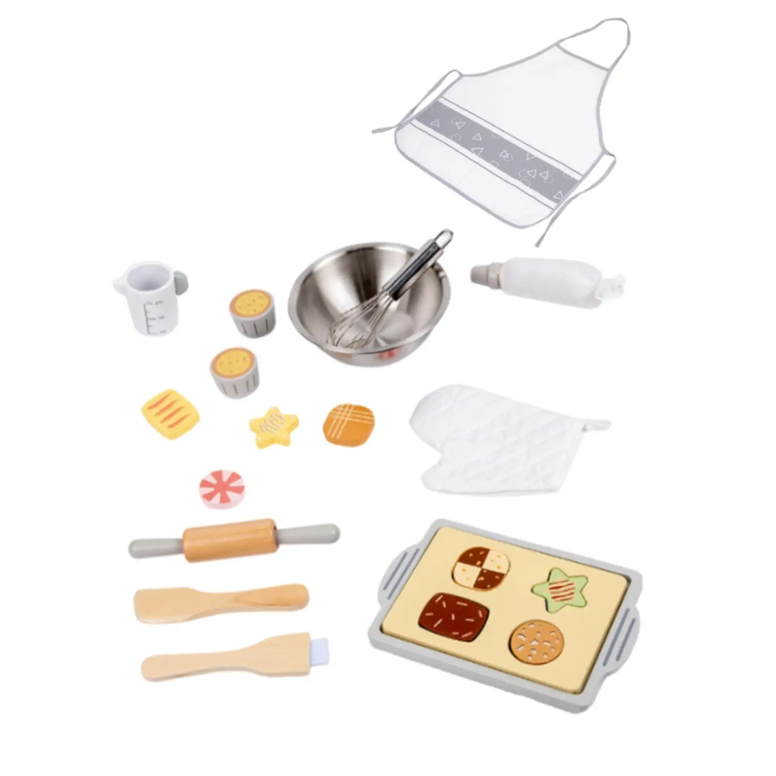 Kids Baking Pretend Toy Hands on Abilities Montessori Kitchen Toys for Kids