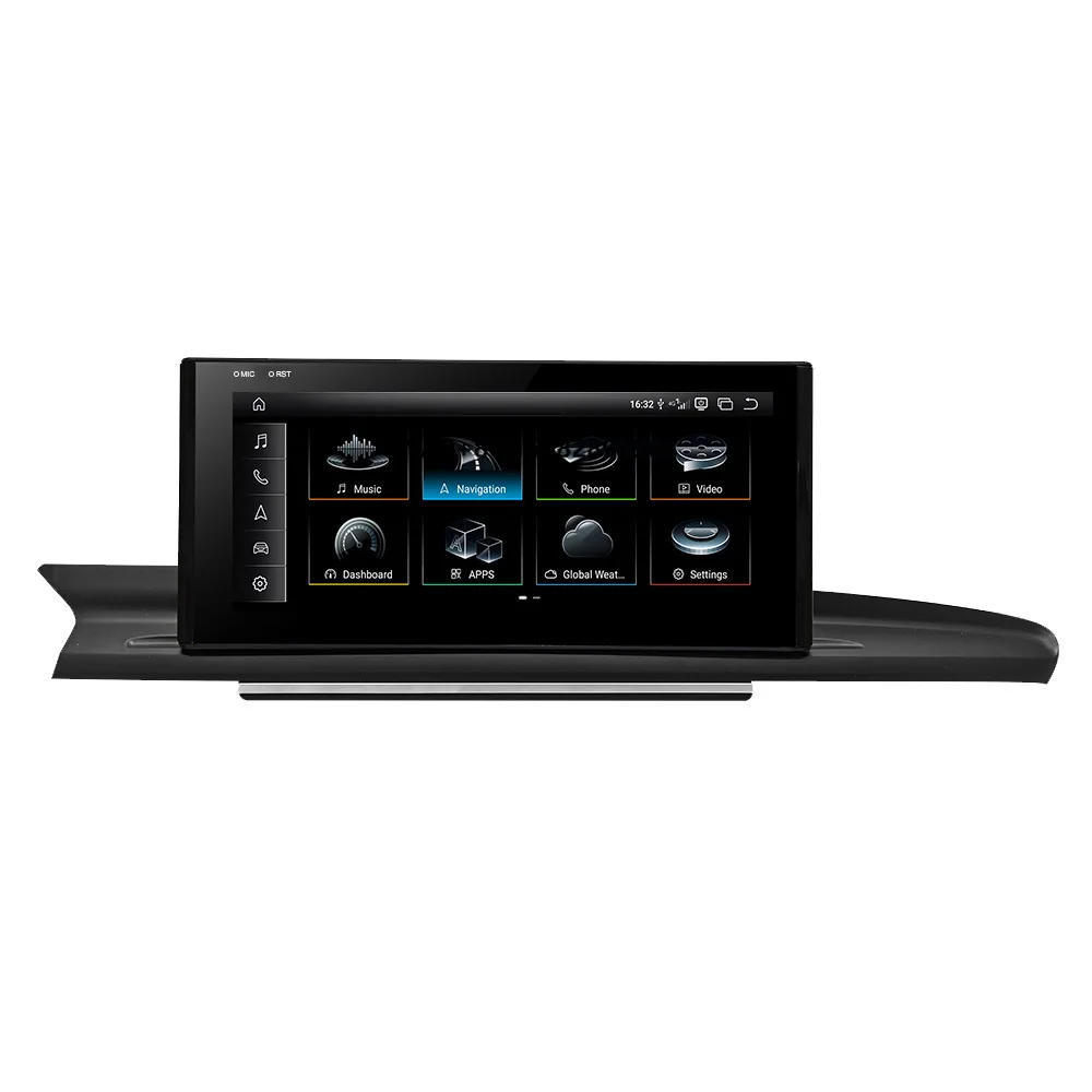 

10.25 Inch IPS Android 13 Car Radio GPS Stereo Dashboard Wifi/BT USB for A6L 2013-2016 Touch Screen Amplifier DSP 1 Year