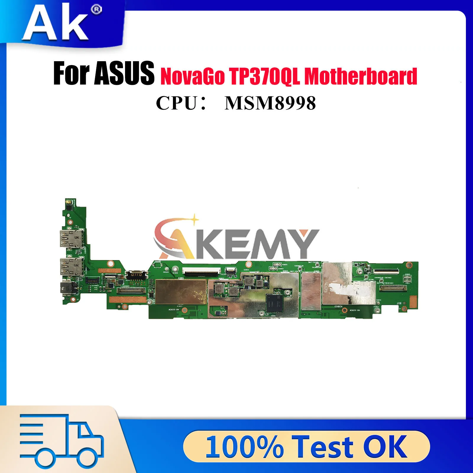 

Материнская плата TP370QL для ноутбука ASUS VivoBook Flip TP370 TP370QL NovaGo, материнская плата для ноутбука с MSM8998, 100% тестирование, ОК, быстрая доставка