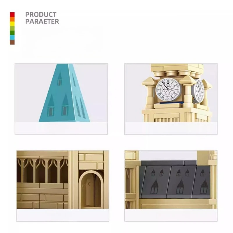 셈보 오타와 의회 언덕 건축 블록 창의적 조립 캐나다 의회 건물 건축 모형 장식 선물