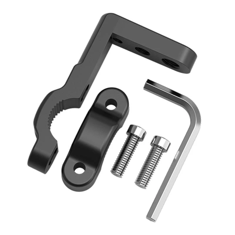 

Motorcycle Extension Mount for Lighting & Map Simple Setup & Strong Stability Motorcycle Handlebar Mount for Night Rides