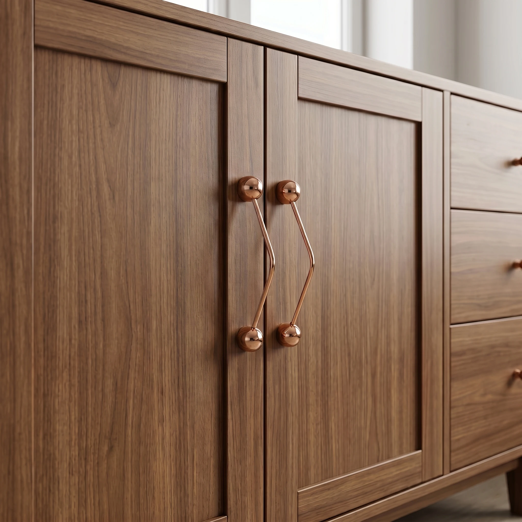 Goo-Ki Brass Furniture Handle Creative Gold Cabinet Bar Pulls European Minimalist Handle Bedroom Bedside Silver Knob and Handle