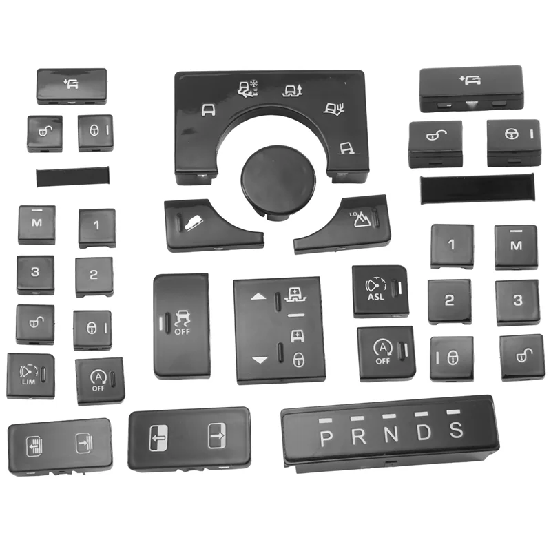 

A03E-Car Terrain Mode Switch Button Cover For Land Rover L405 /Sport L494 2013-2017 Interior Accessories