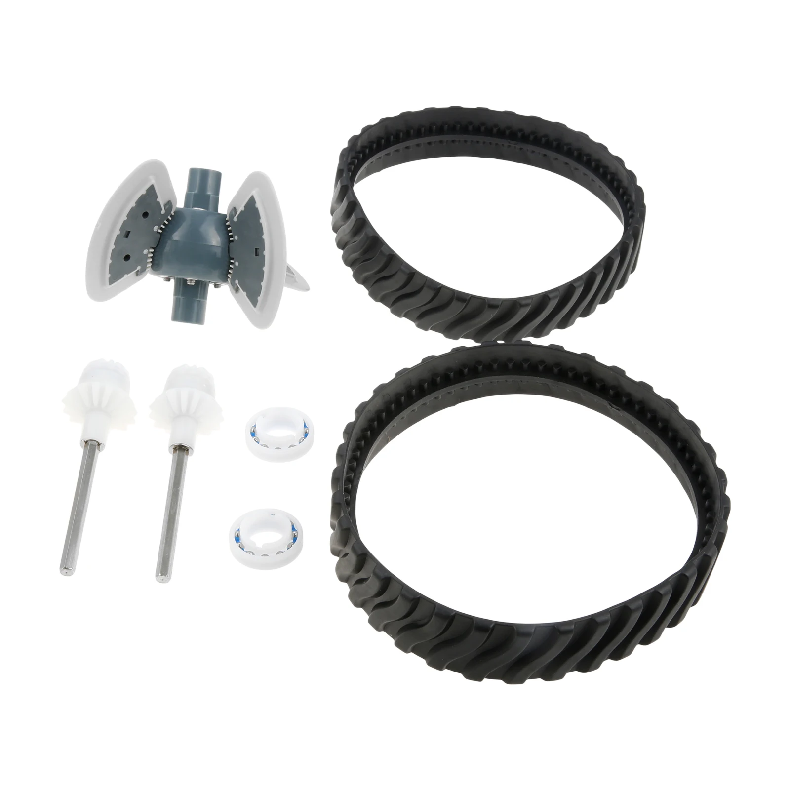 Pool Cleaner Set for Zodiac Baracuda MX6 MX8 MX8EL Engine R0524900 Drive Shaft R0525100 Bearing R0527000 Tire Track R0526100