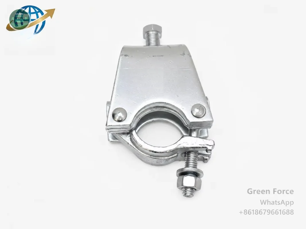 Rotating Scaffold Coupler For Steel Tube | Galvanized Forged Double Connector | Heavy- Construction Fitting