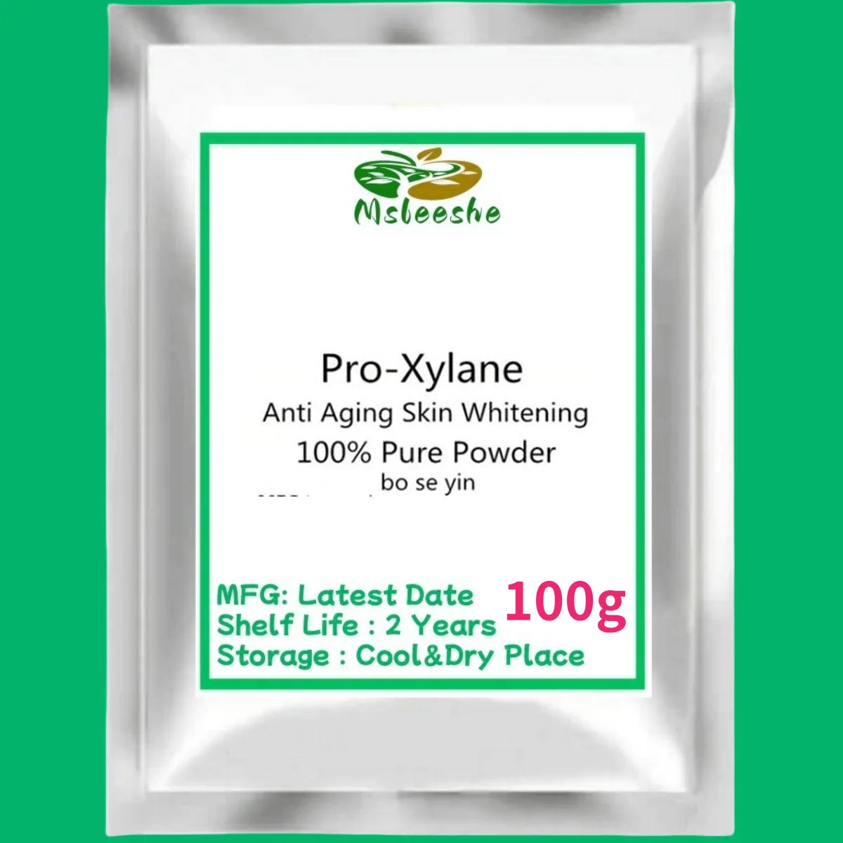 Hot selling 50g-1000g 99%Pro-Xylane Anti Aging Skin Whitening Pro-xylane CAS 439685-79-7, Free Shipping