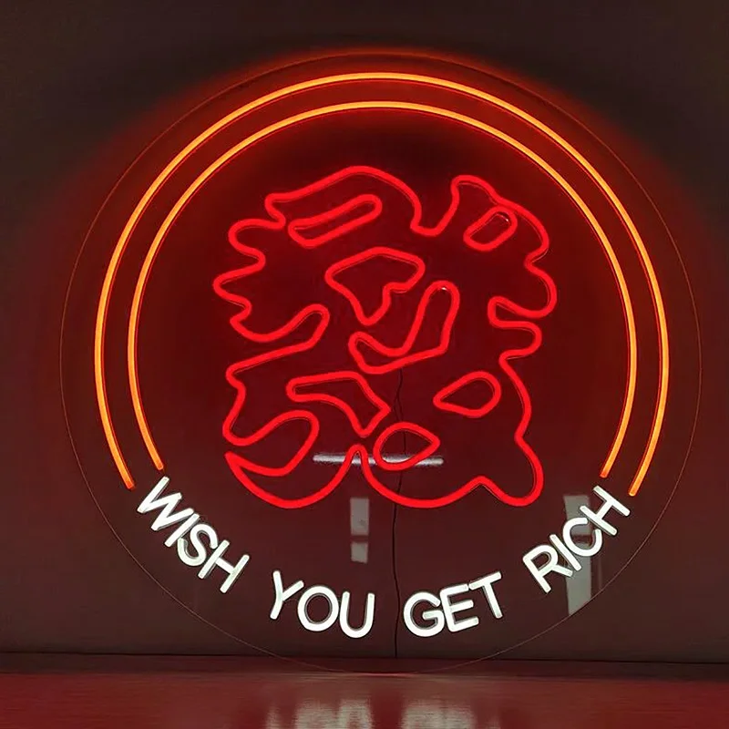 Neon Bord Dropshipping Geen Moq Gratis Ontwerp 12V Led Neon Aangepaste Letter Patroon Party Event Business Home Shop Decor Neon Licht