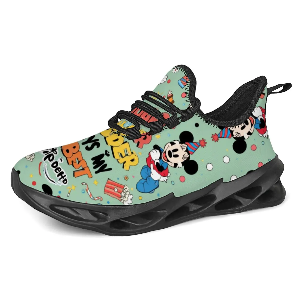 

Disney Mickey Mouse Running Shoes for Men Sports Anti-skid Walking Jogging Sneakers Outdoor Lightweight Soft Casual Shoes