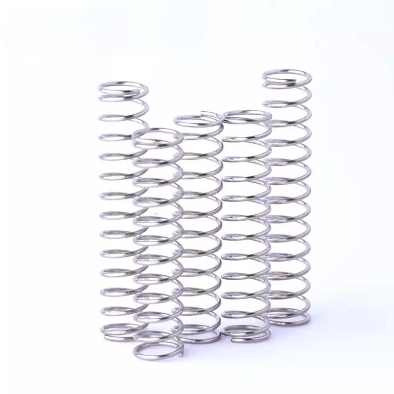 304 stainless steel spiral spring,Length 60~100mm,Wire Diameter 1.2mm and 1.4mm,Outer Diameter 8~14mm,5pcs-30pcs