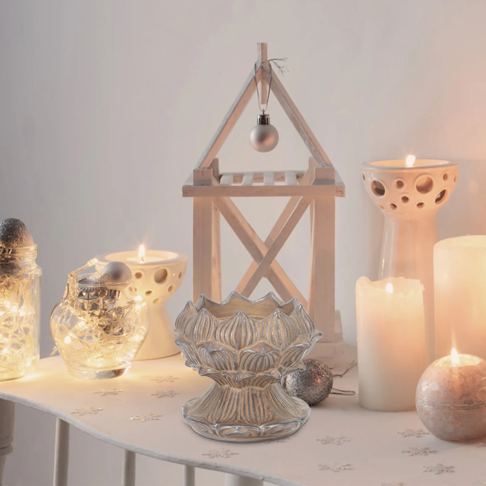 

1Pcs Creative Ceramic Holder Exquisite Multi-Function Base Household Tabletop Decor Desktop Decor