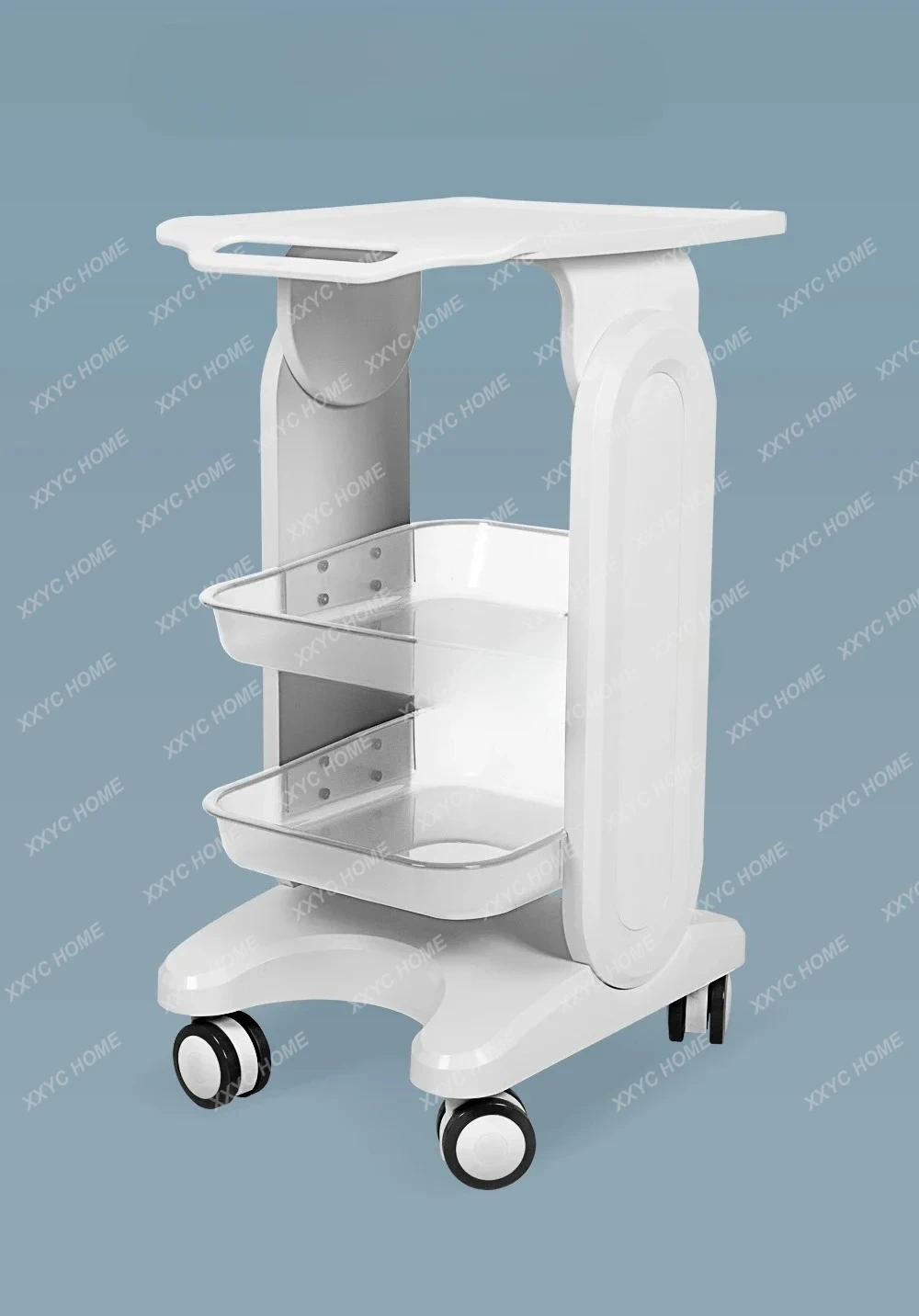 A Dental clinic Oral mouth scan Medical mobile trolley Treatment cart Beauty salon trolley Barber shop Tool cart cabinet