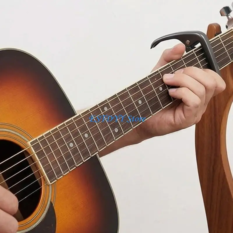 G6DE Multipurpose Easy to Use Portable Guitar Capo Spring Clamp Capo Suitable for Both Novice and Experienced Musicians