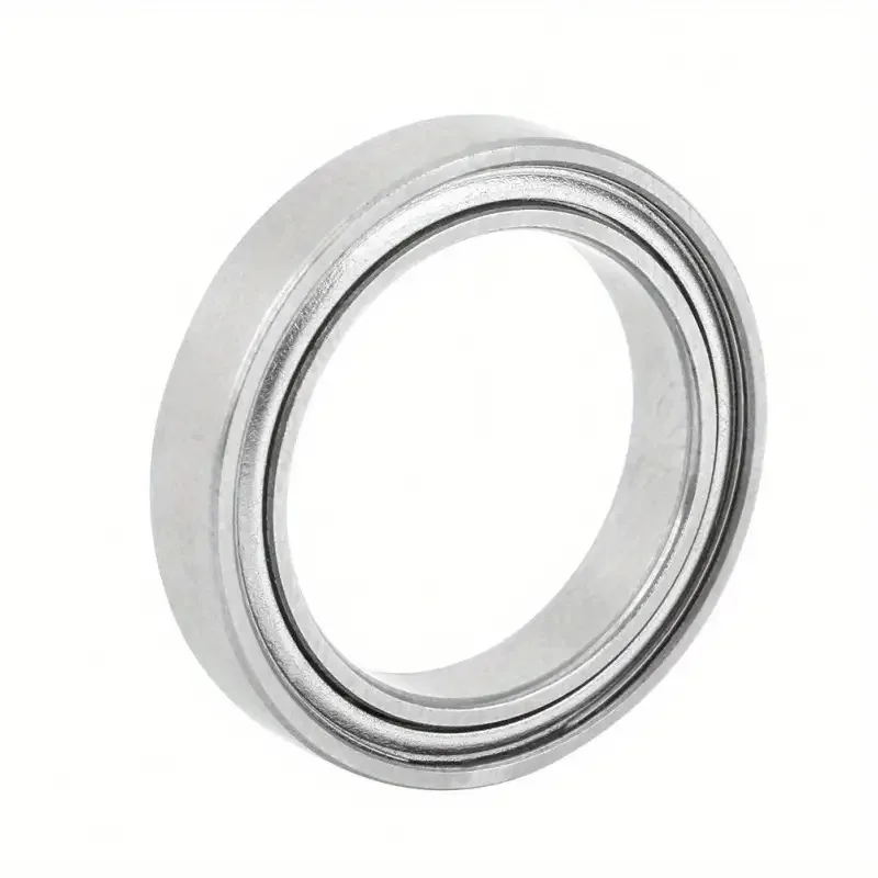 

10PCS 6702ZZ Ball Bearing, 10 Pieces Groove Ball Bearing 15 x 21 x 4mm, Double Shielded Bearing for Small 15mm Hobby Shaft