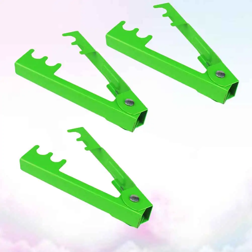 3 Stück Rosen-Dornentferner, Metall-Blumen-Stripper, Beschneidungswerkzeug für Garten, Eisen, rostbeständig, leicht, Komfortgriff, Rot