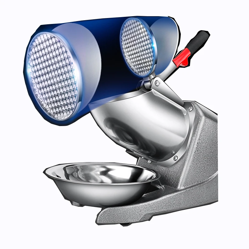 عالية الجودة 220 فولت آلة كسارة كهربائية حالة جديدة المنزل الاستخدام التجاري مخروط سحق جهاز الجليد الفنادق المطاعم محلات المواد الغذائية #4