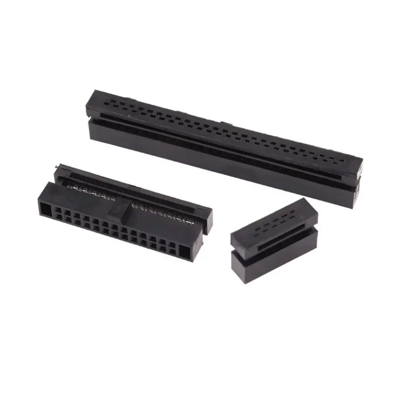 10 قطعة/الوحدة 1.27 مللي متر الملعب IDC أنثى رأس المقبس كابلات الموصلات مختلف دبوس خيارات 6P إلى 50P FC موصل للإلكترونيات