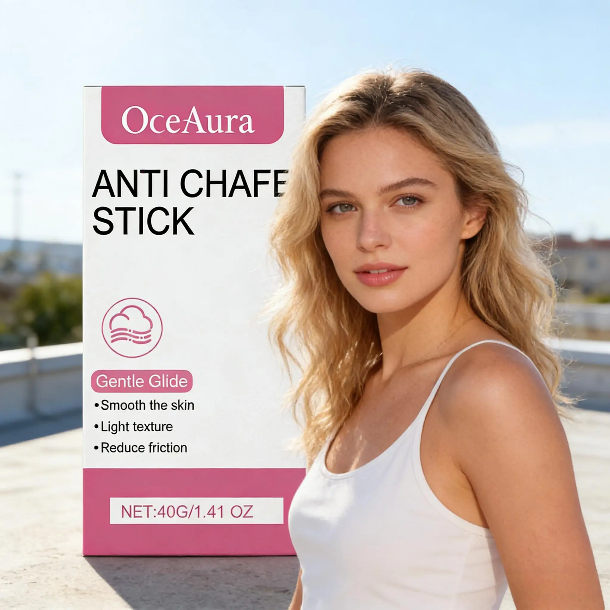 

Thigh Anti-Friction Stick Sweat-Proof Prevent Arm Chest Butt Chafing Reduce Running Hiking Chafe Blister Moisturizing Skin Care