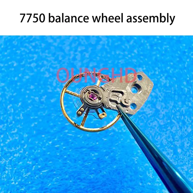 Watch Accessories Balance Wheel Assembly Including Hairspring Suitable for Domestic Shanghai 7750 Movement Watch Repair Parts