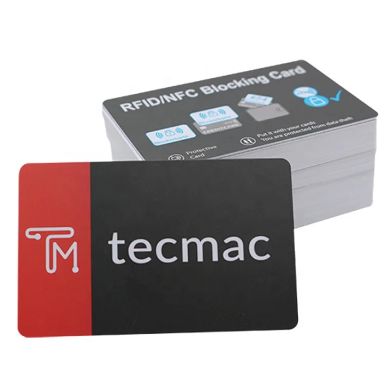 

Custom logo E Field Technology Credit Cards And Passports Protector Card Blocker Rfid Blocking Card