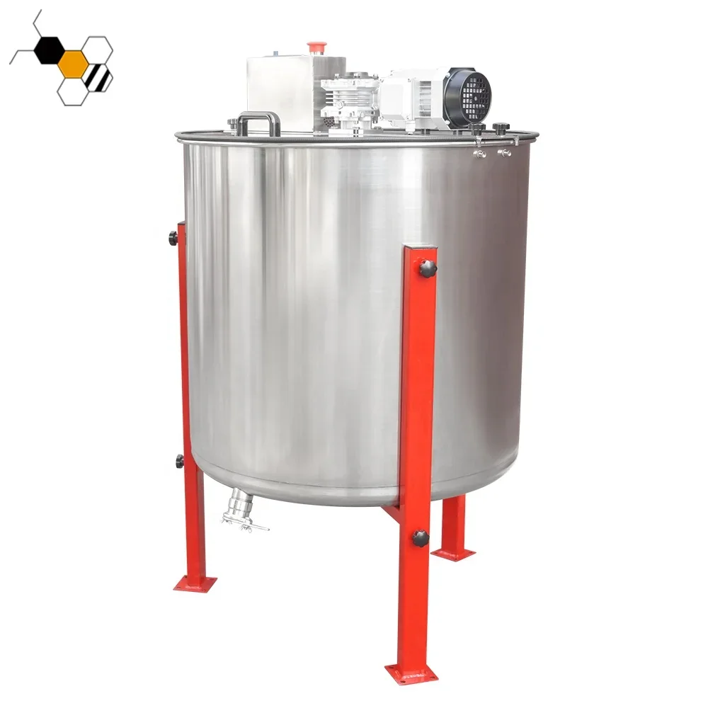 Extracteur De Miel Honey Centrifuge Machine 8 Frames Electric Motor Honey Extractor Automatic