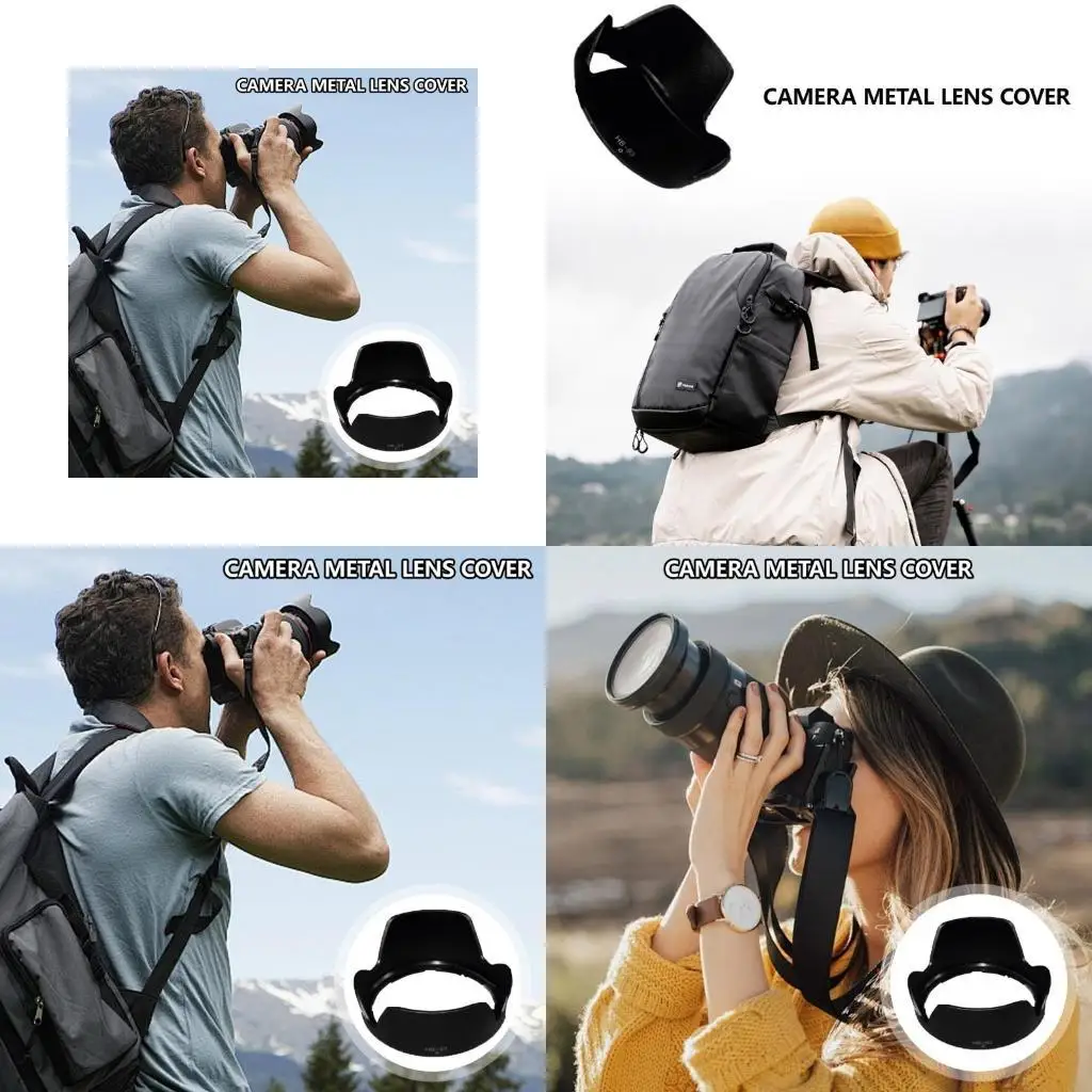

R53C Camera Lens Shade Lens Hood Sun Glares Reduction Lens Hood Universal Lens Hood Photography Lens Shade for Camera 93