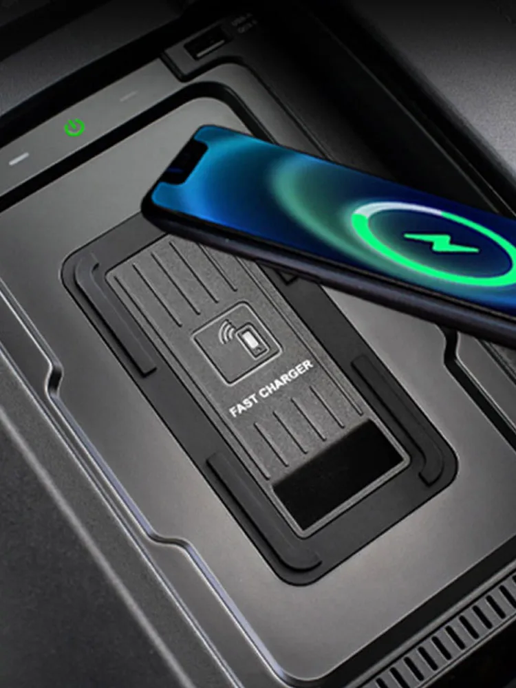 

Для Toyota Highlander XU70 (2021-2025) Беспроводное автомобильное зарядное устройство-адаптер панели мобильного телефона с быстрой зарядкой | Модификация аксессуара