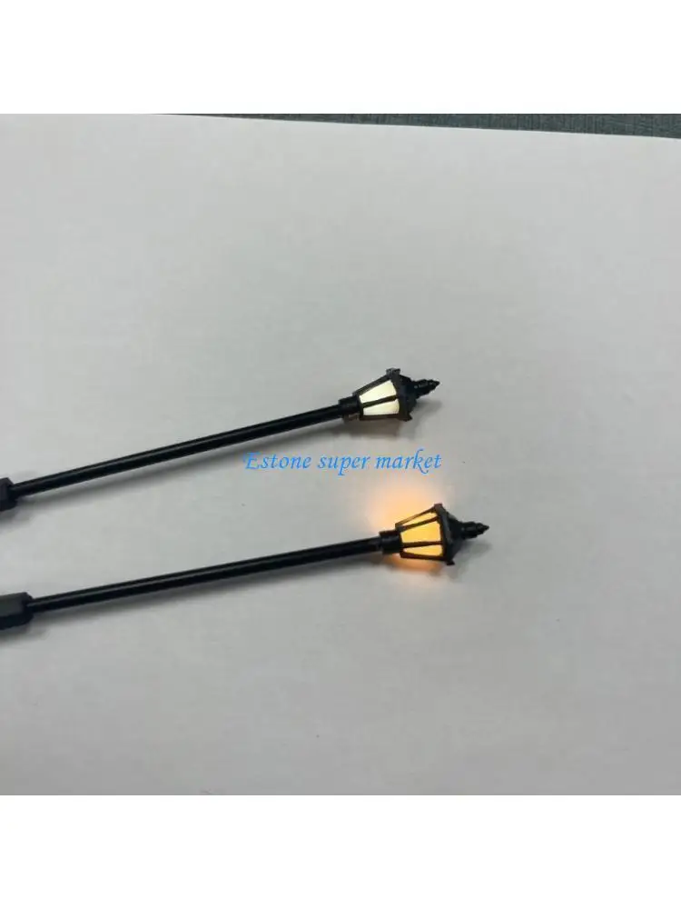 

090B Model Street Lights Lamp Railway Track Light Layout Mini Street Post Lights
