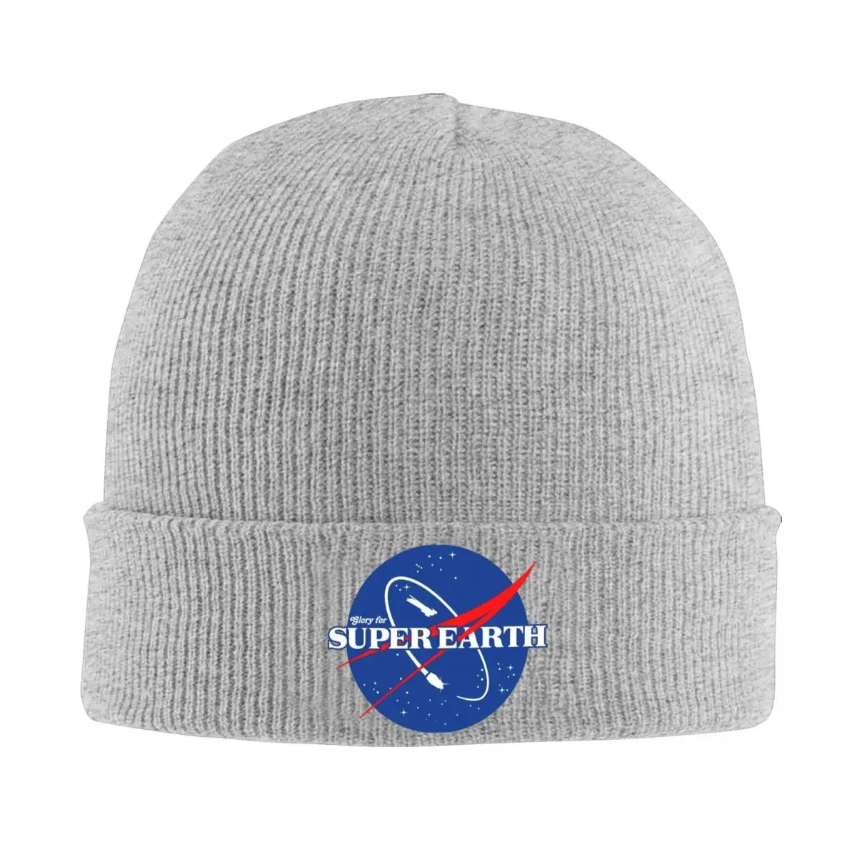 

Helldivers Beanie Hats meatball Bonnet Hats Men Women Unisex Y2K Cool Kpop Skullies Beanies Autumn Winter Graphic Warm Soft Caps