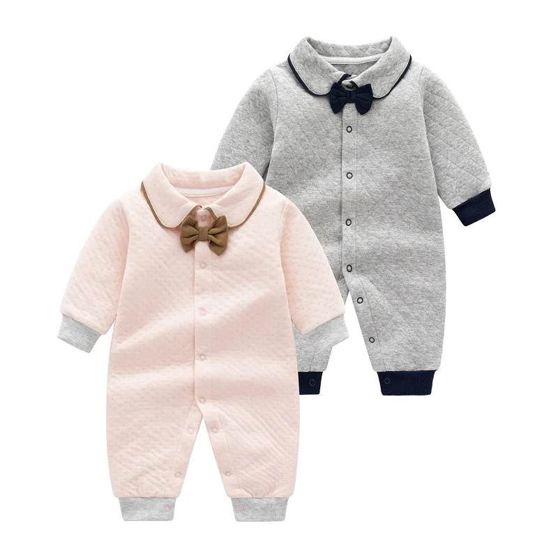 

Newborn Romper three-layer cotton warm Infant Jumpsuit pajamas air cotton baby clothes fall and winter crawling clothing Baby on