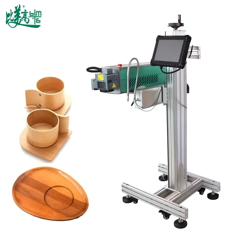 CO2 Marking Equipment for Cartons Wood Boards Transparent Plastics Production Line Integration Date Logo Pattern