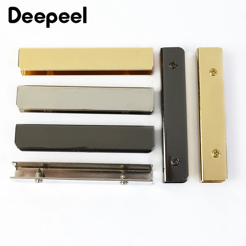 

5/10Pcs Deepeel 5cm Bags Edges Protector Metal Buckles for Bag Purse Decoration Luggage Leather Crafts DIY Hardware Accessories