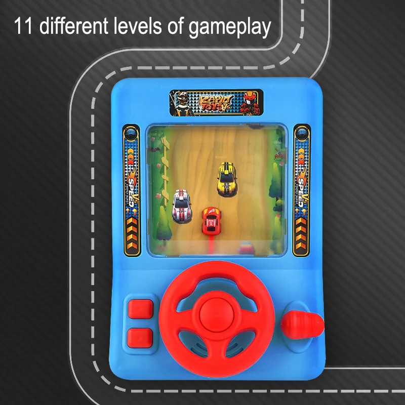 Carro de corrida eletrônico aventura jogo volante condução brinquedo máquina de jogo simula volante carro de corrida