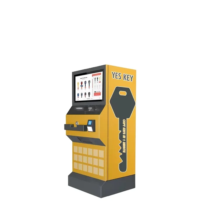 

Smart Key Kiosk Self Service Minute Key Cutting Machine Fast Convenient Locksmith Supplies Tools Support Scanning Payment