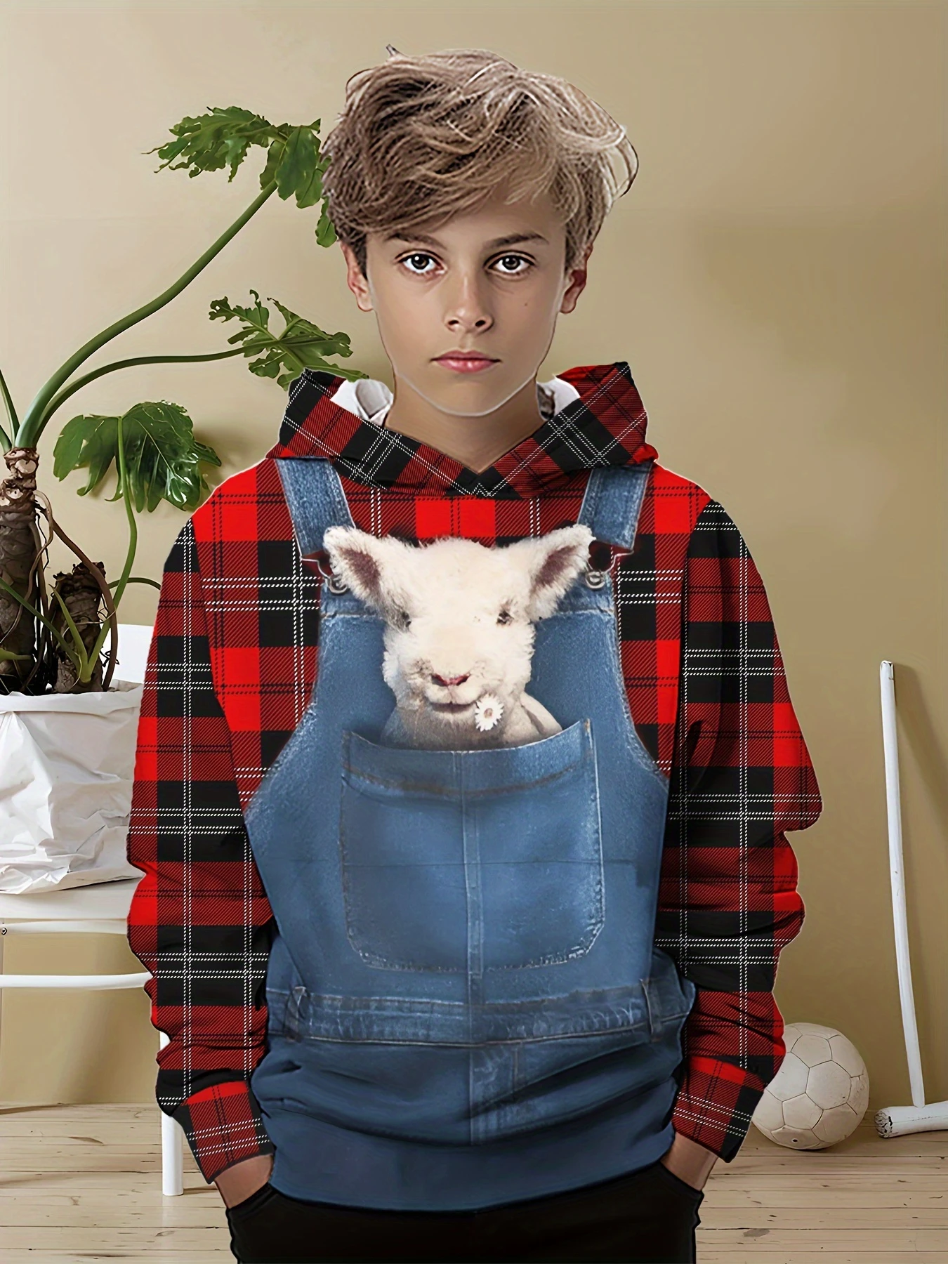 

Autumn Children's Clothing Christmas Cartoon Print Long Sleeve Pullover Boys Clothing Fashion Sweatshirt Kid Clothes Boys Hoodie