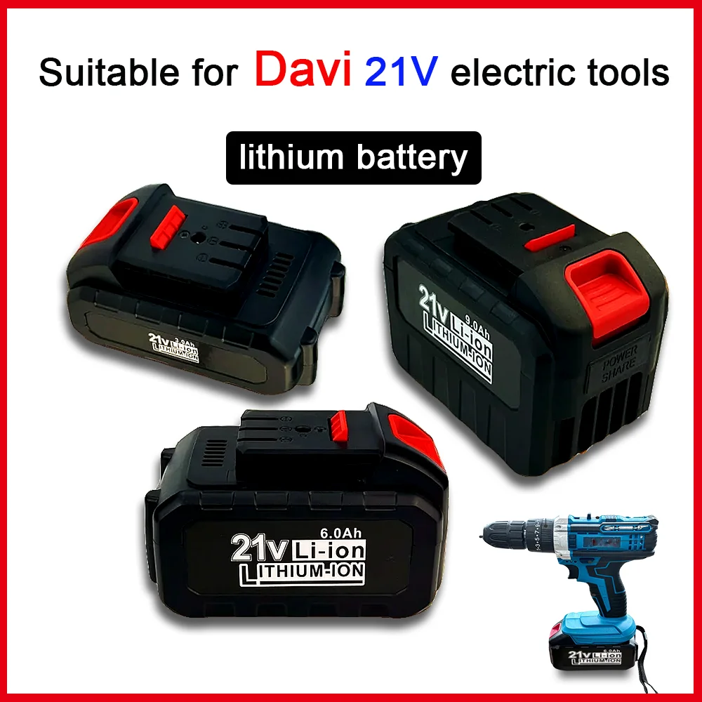 

21V 3000mAh/6000mAh/9000mAh Power Tool Rechargeable Lithium Battery For Dayi Cordless Electric Wrench Car impact wrench