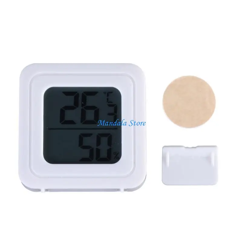 U2JC Digital Hygrometer Thermometers Indoor Humidity Temperature Monitors Clock Guage