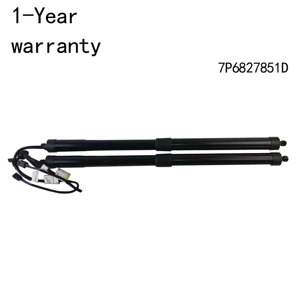 2Pcs Trunk support rod with inductance 7P6827851D For VW Touareg 2011-2018