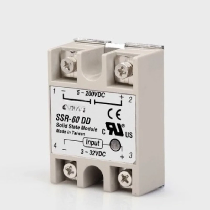 SSR-10DD SSR-25DD SSR-40DD SSR-50DD SSR-60DD SSR-75DD SSR-80DD SSR-90DD SSR-100DD DC controlado relé de estado sólido 5 ~ 200V