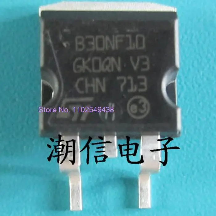 

10PCS/LOT B30NF10 STB30NF10 TO-263