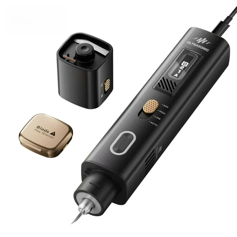 Professionelles Ultraschall-Schneidmesser 40 kHz für Acrylplatten und DIY-Handwerksprojekte, glatter Vibrationsschneider