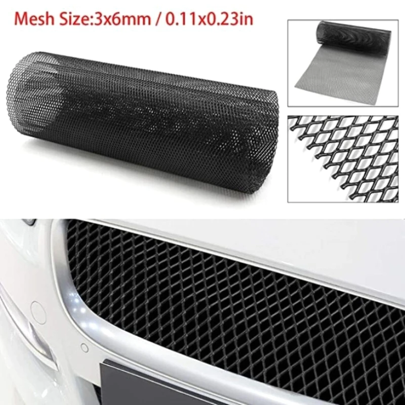 

Car Mesh Grille Universal Aluminium Alloy Car Race Grill Net Vent Tuning Durable Honeycomb Grille Mesh for Bumper