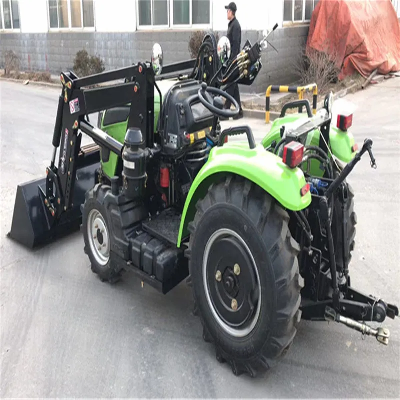 SYNBON 4 Wheel 50HP Drive Greenhouse Tractor with Front Loader
